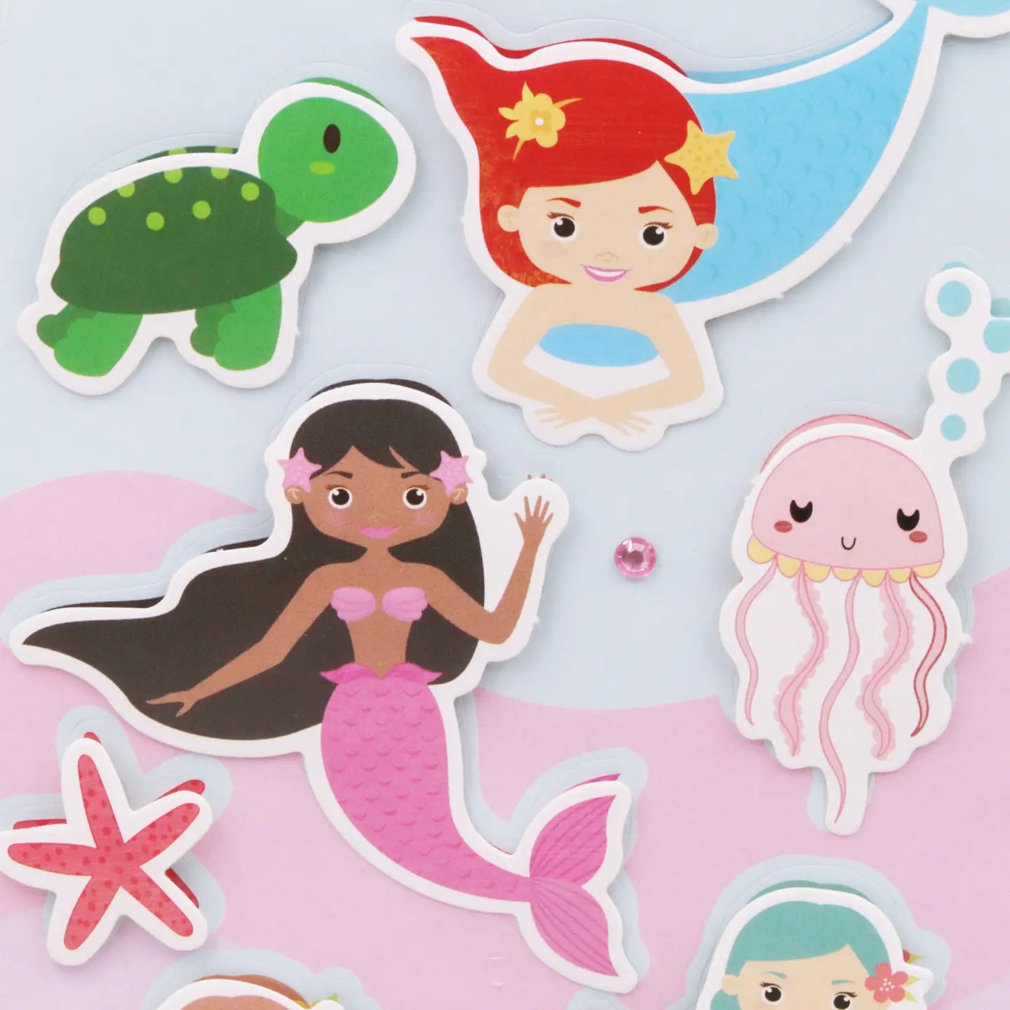 Stickers - 3D Fancy Sticker - Mermaids