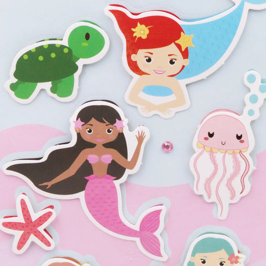 Stickers - 3D Fancy Sticker - Mermaids