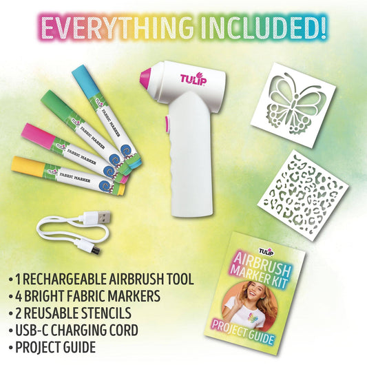 Marker - Tulip Airbrush Fabric Marker Kit