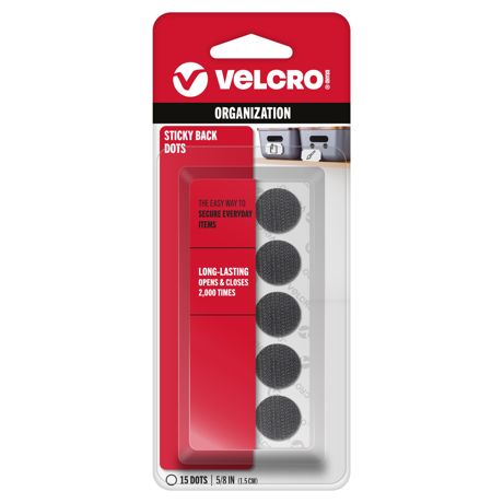 Velcro - VELCRO® Brand Sticky Back Coins .625" 15/Pkg