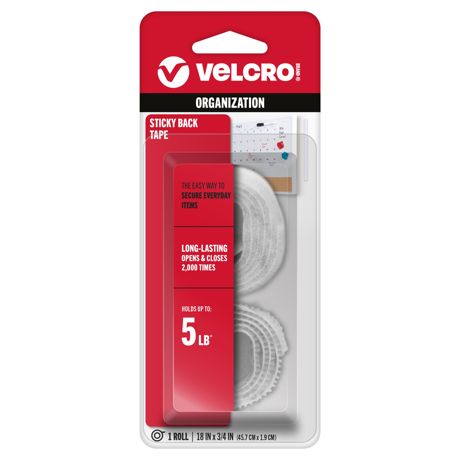 Velcro - VELCRO® Brand Sticky Back Tape .75"X18"