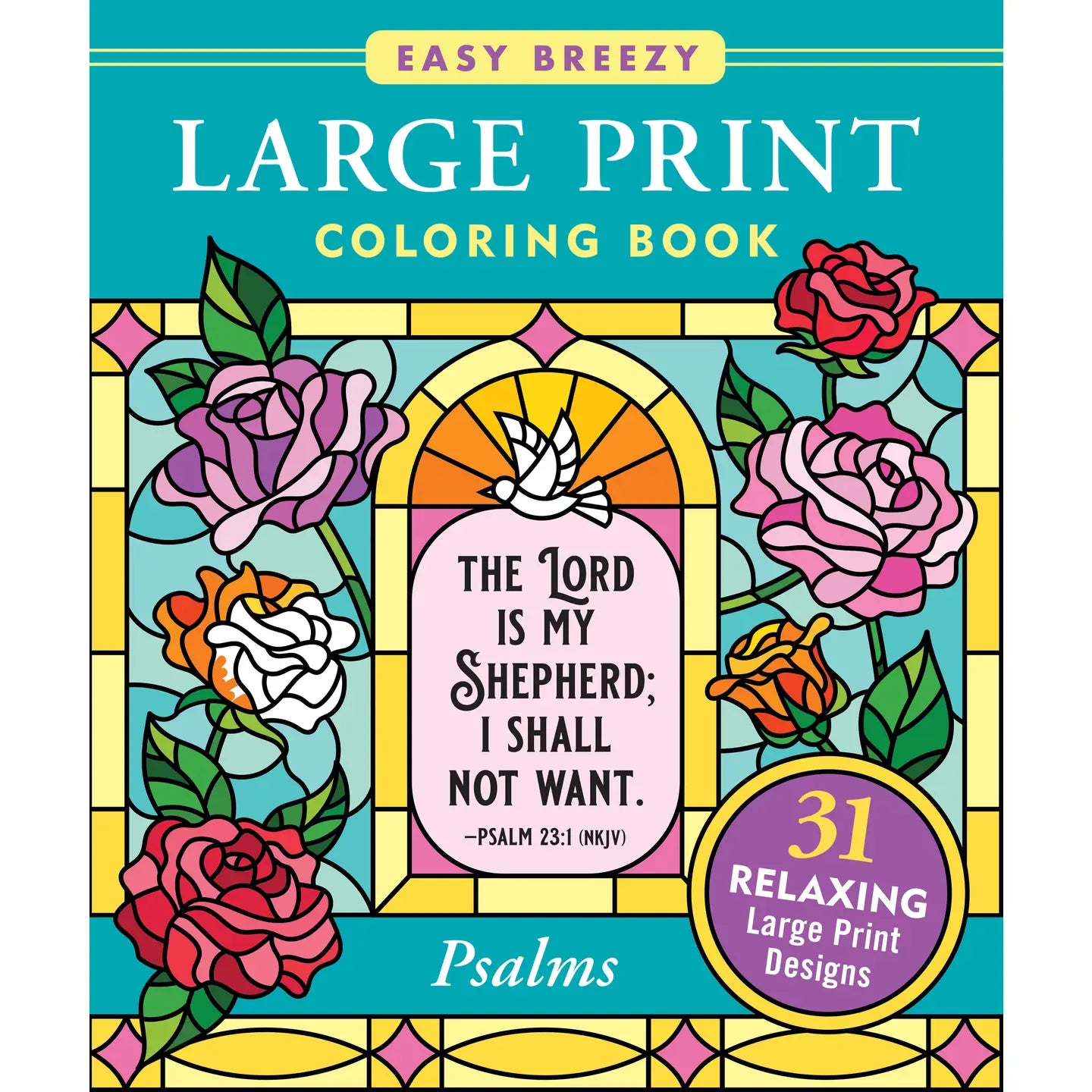 Coloring Book - Psalms Large Print