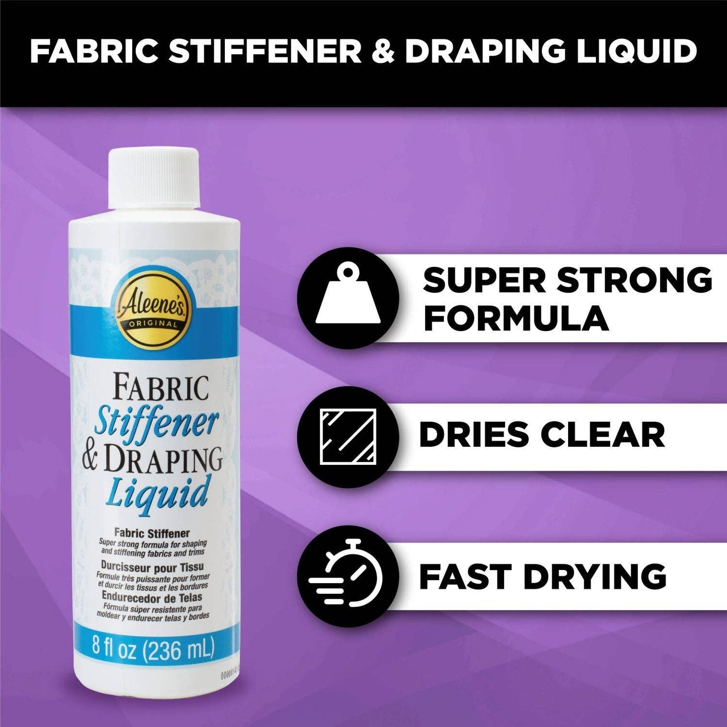 Fabric Stiffener - Aleenes  & Draping Liquid 8 fl. oz.
