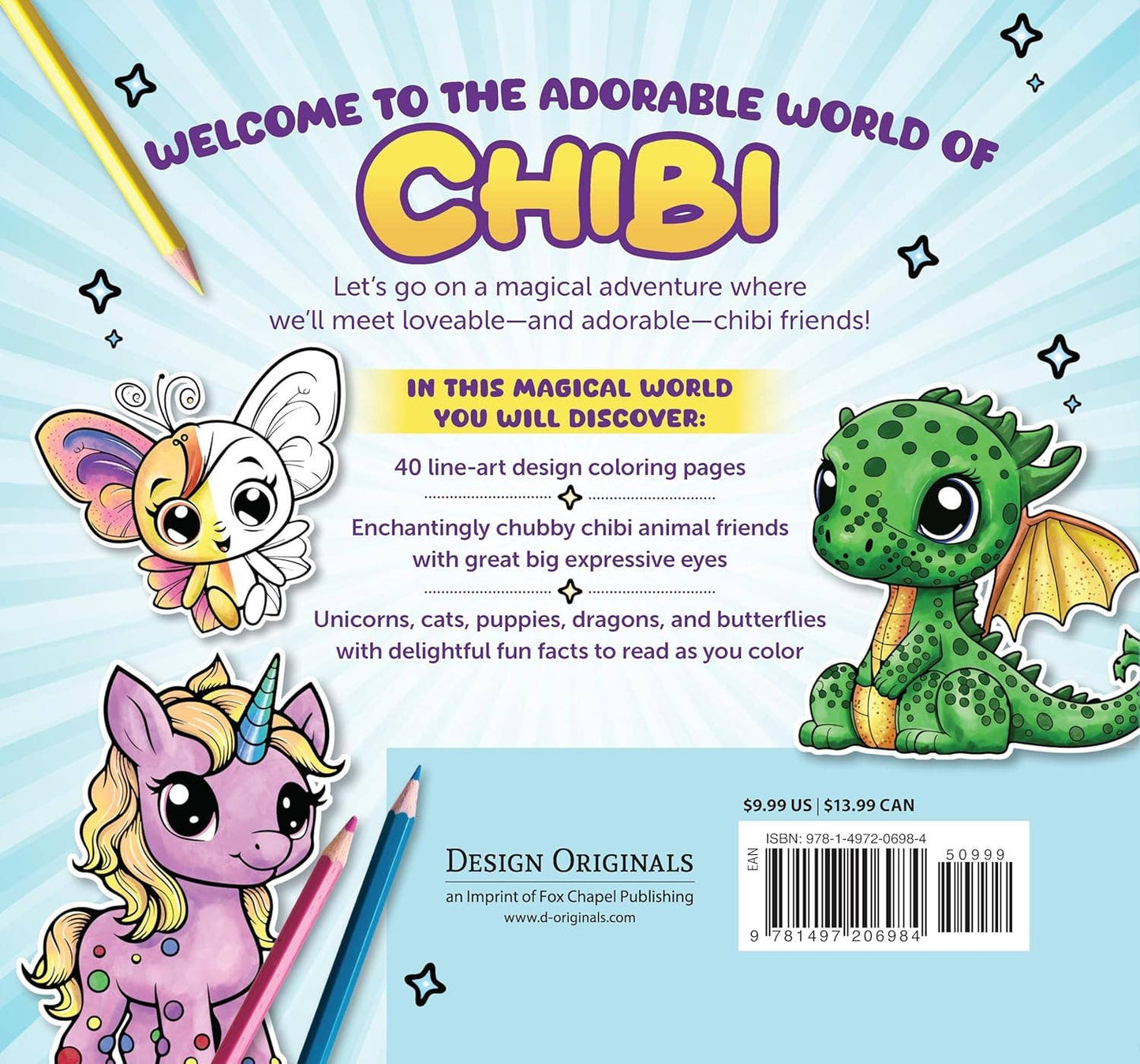 Coloring Book - Adorable Chibi World Coloring Book