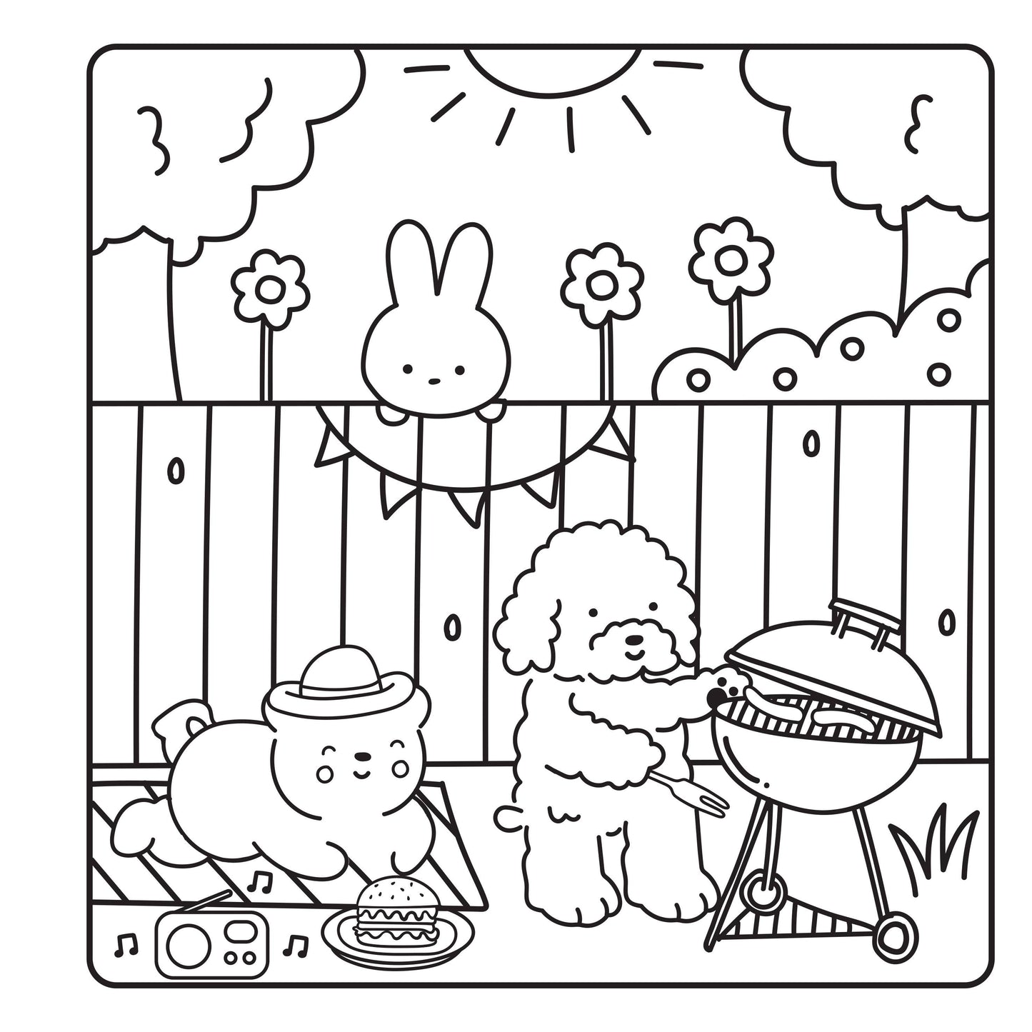 Coloring Book - Comfy & Cozy