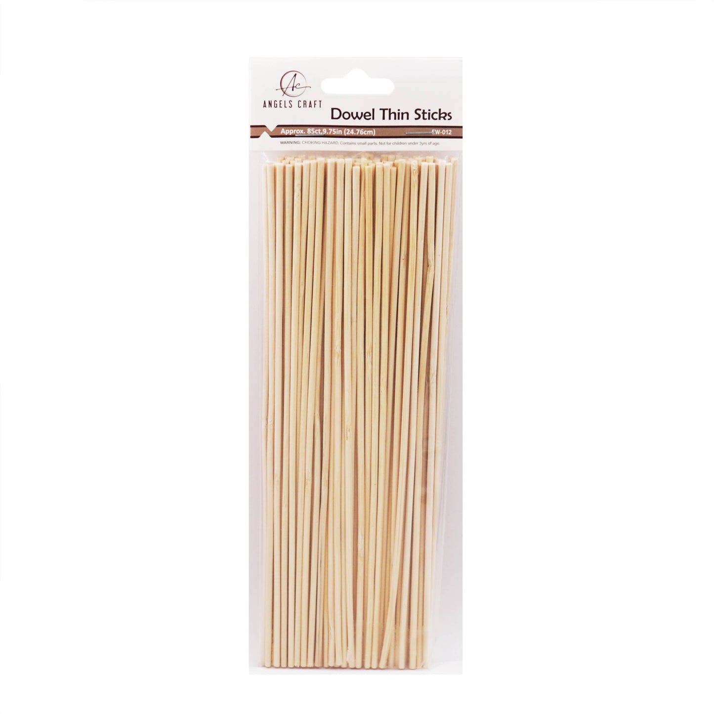Wood - Thin Dowel Sticks, 9.7" 85-ct