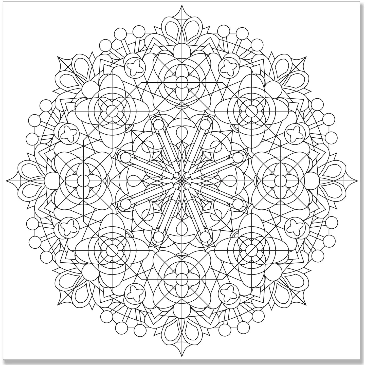 Coloring Book - Kaleidoscope Designs Artist's Coloring Book