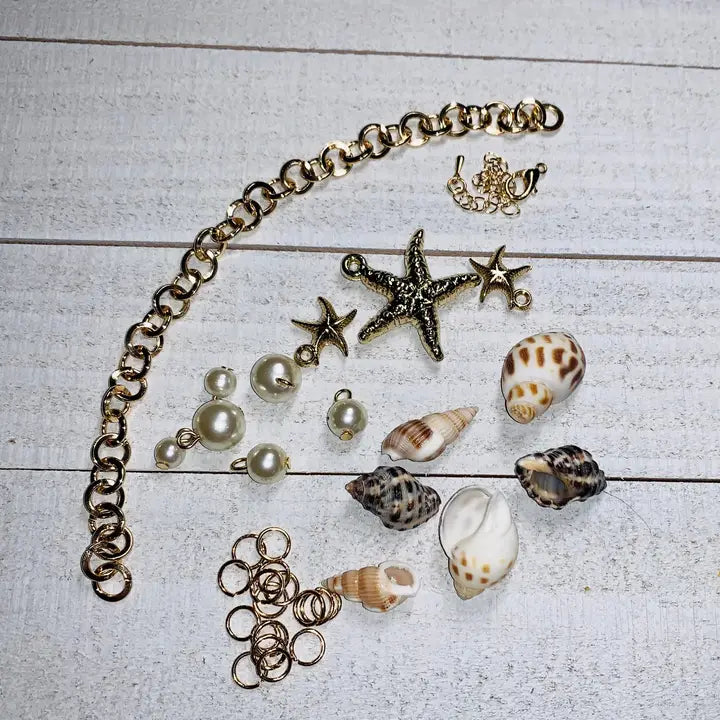 Jewelry - Seashell Charm Bracelet Making Kit