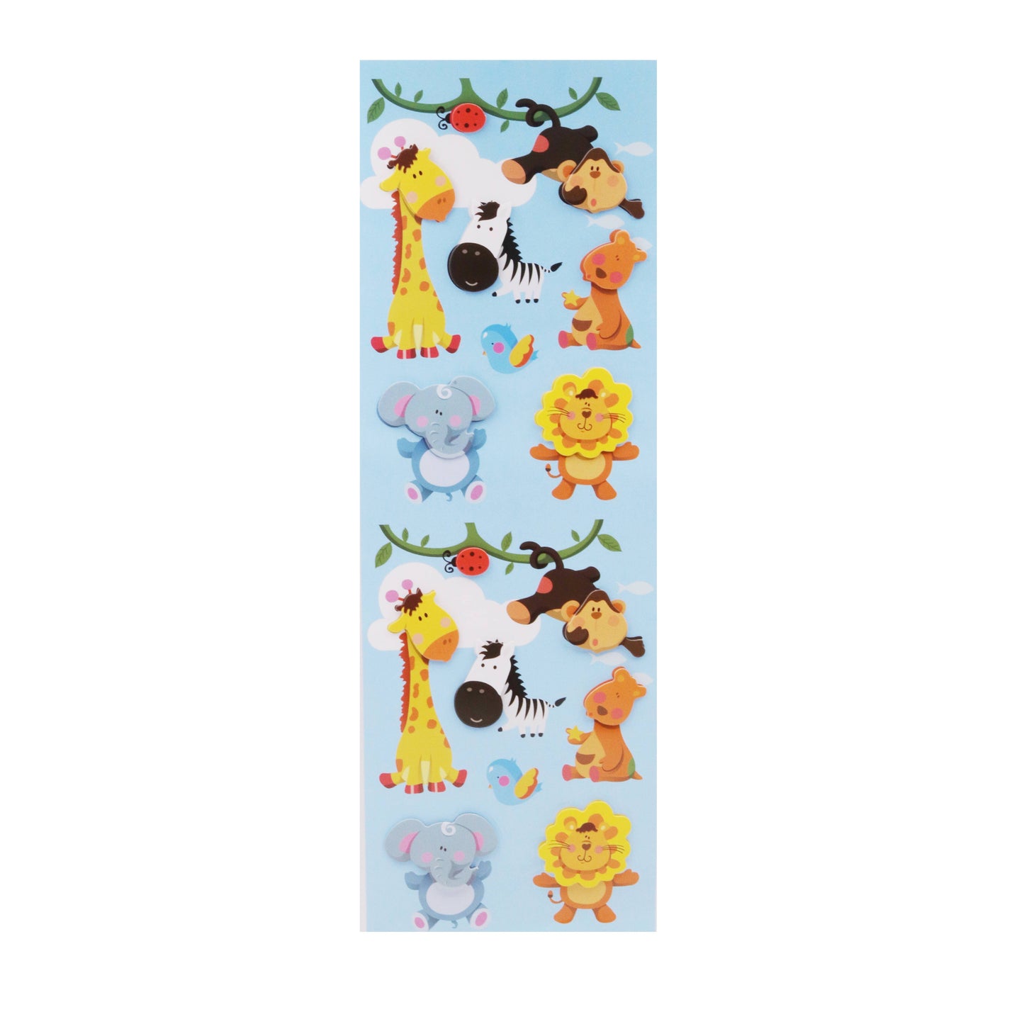 Stickers - Safari Animals, 1 sheet