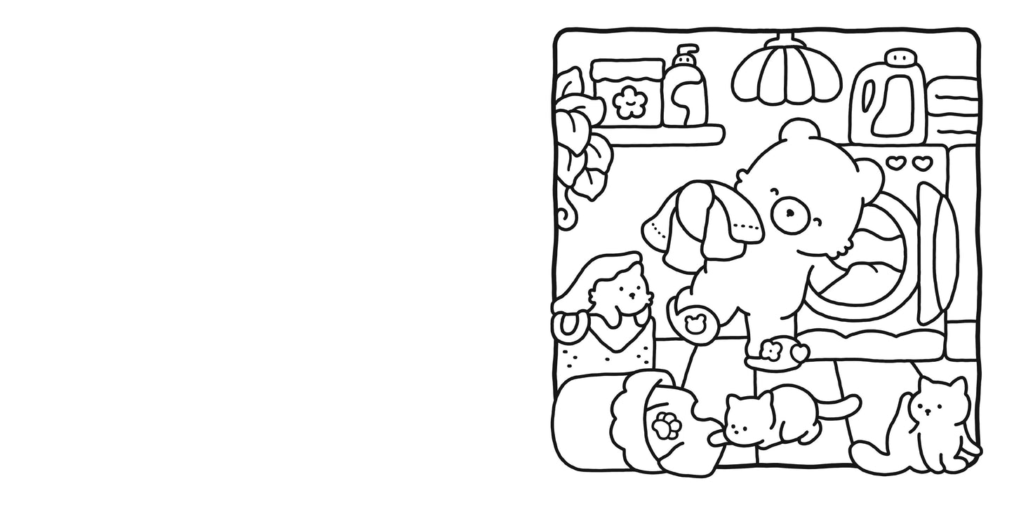 Coloring Book - Cozy Friends Coloring Book For Adults And Kids