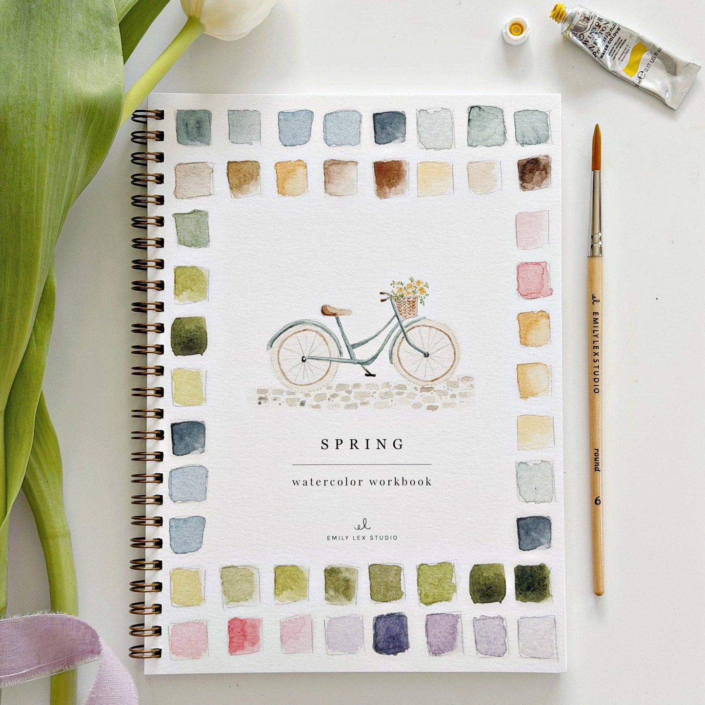 Workbook - Spring watercolor workbook