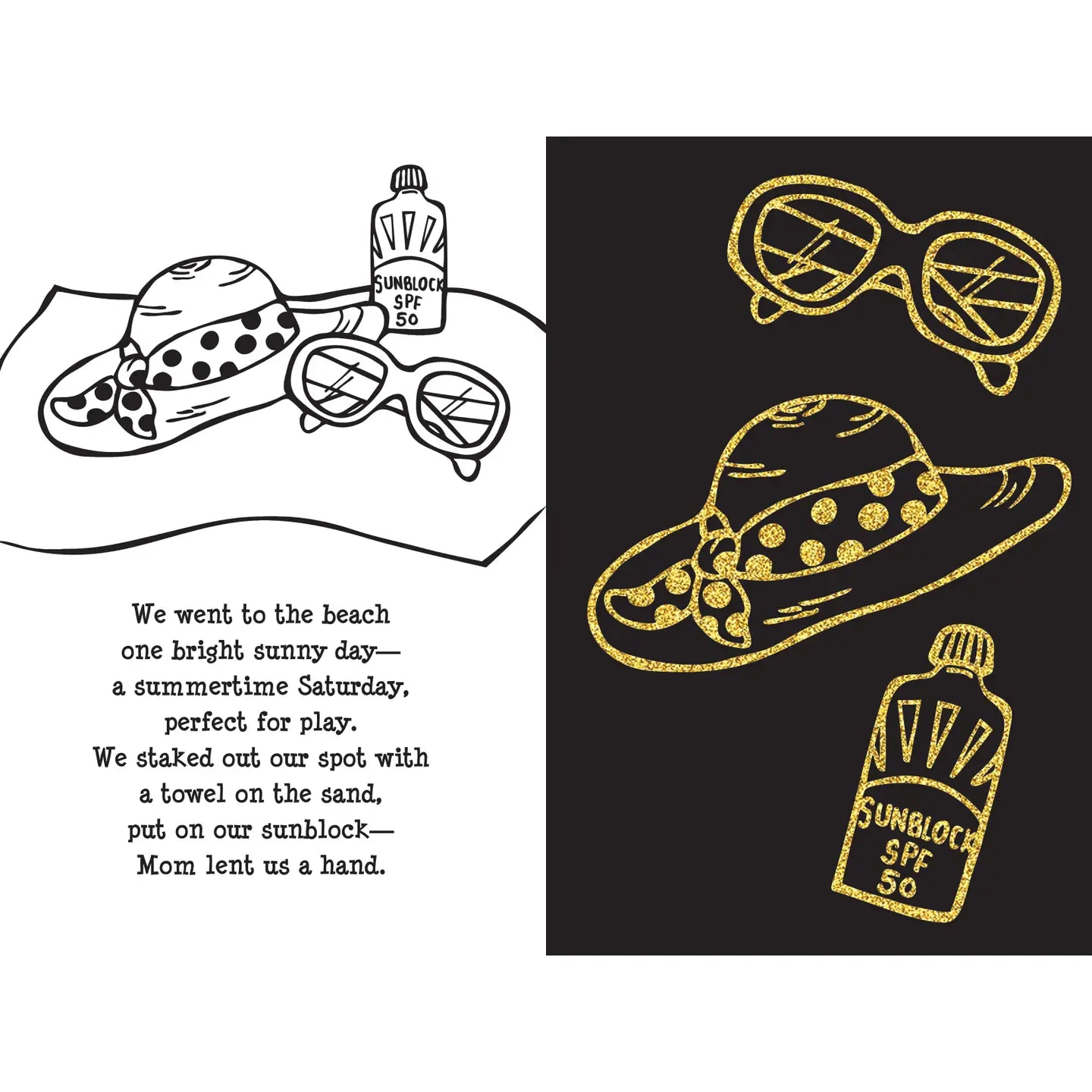 Scratch and Sketch - At the Beach