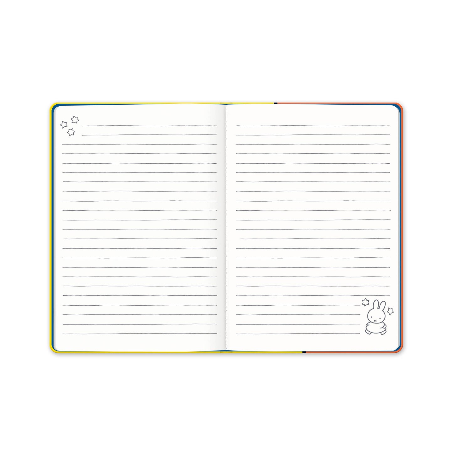 Notebook - Hardcover Notebook with Enamel Bookmark Classic Miffy