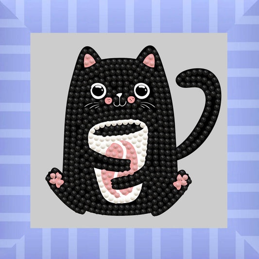 Diamond Dotz - Coffee Bean Kitten