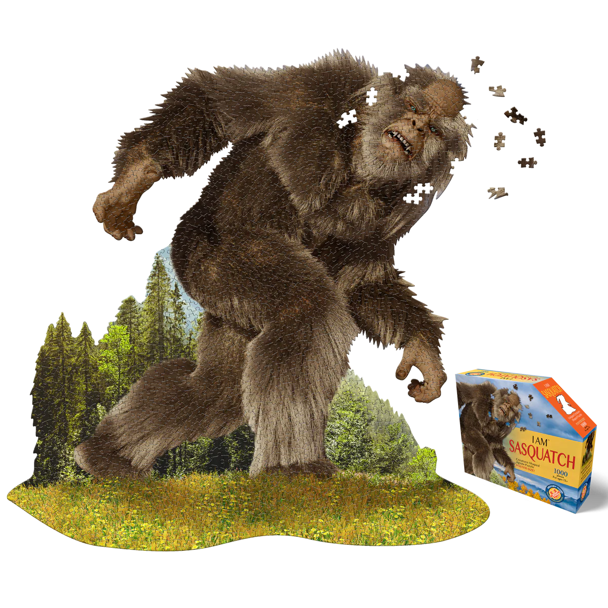 Puzzle -  Piece 1000 - I am Sasquatch