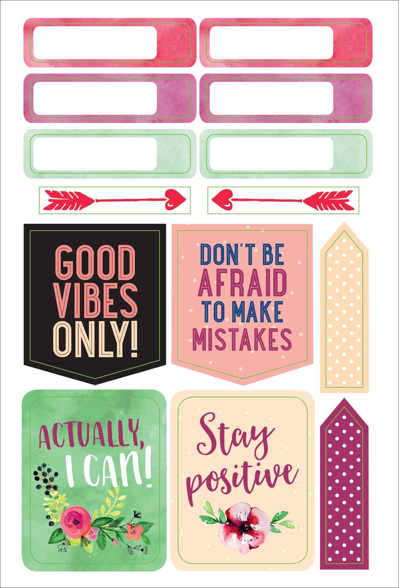 Stickers - Essentials She Believed She Could Planner