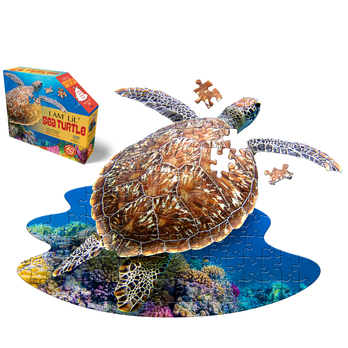 Puzzle - 100 Piece - I am Lil' Sea Turtle