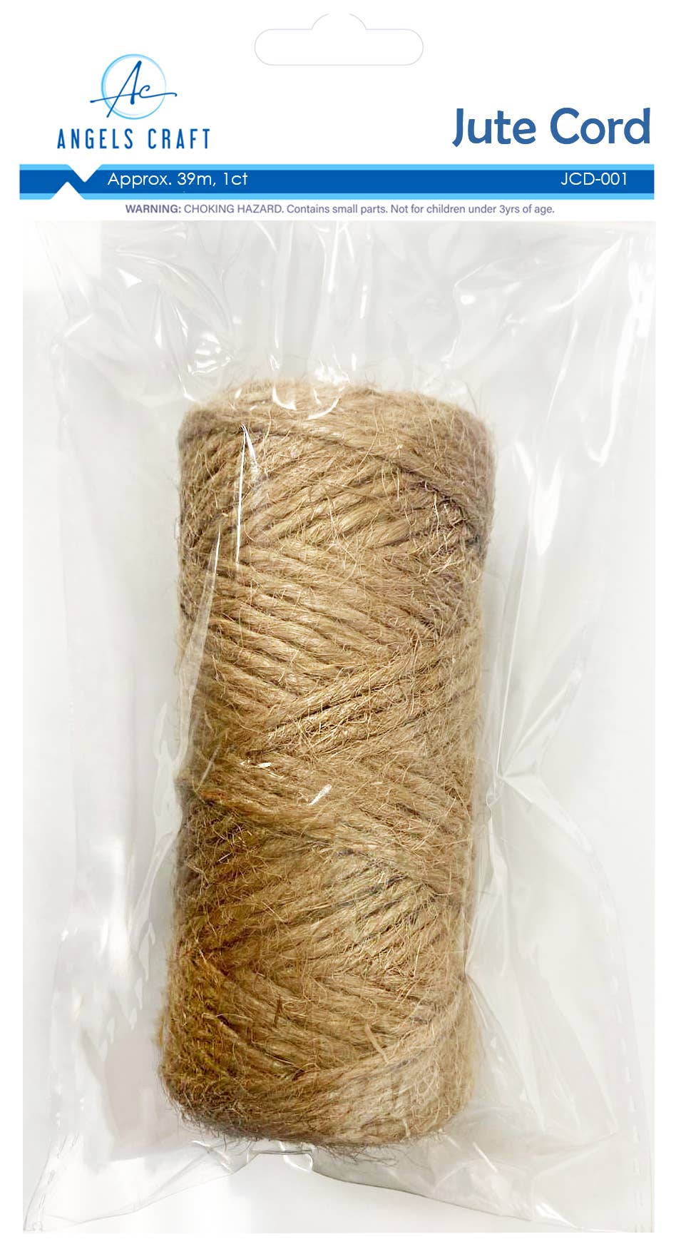 Rope - Natural Jute Cord, 42yd 1-ct