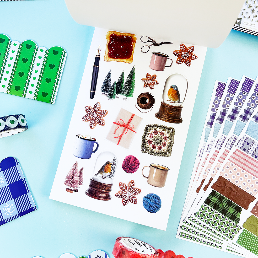 Stickers - Winter Whimsy Junk Journal Sticker Book