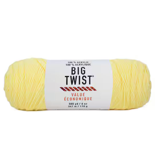 Yarn - Big Twist - Pale Yellow