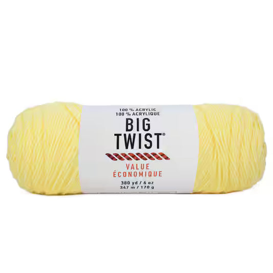 Yarn - Big Twist - Pale Yellow