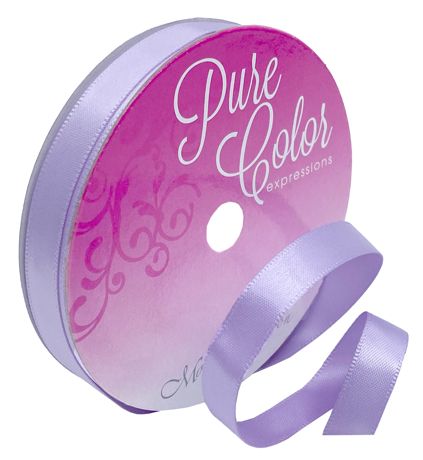 Ribbon - Morex Ribbon Double-Faced Satin Light Orchid 3/8"X15yd