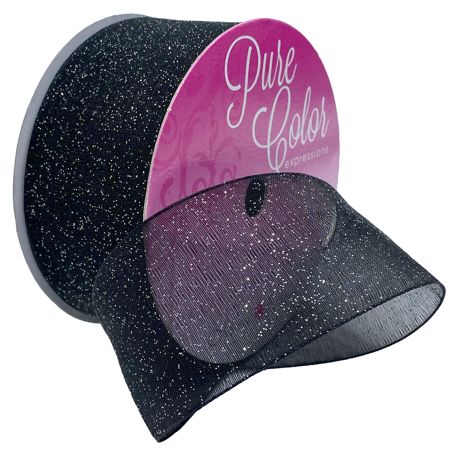 Ribbon - Morex Ribbon Sugar Sheer Black 1.5"X4yd