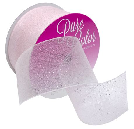 Ribbon - Morex Ribbon Sugar Sheer Light Pink 1.5"X4yd