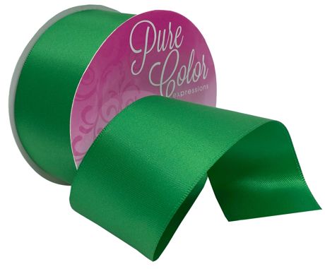 Ribbon - Morex Ribbon Double-Faced Satin Emerald 1.5"X5yd