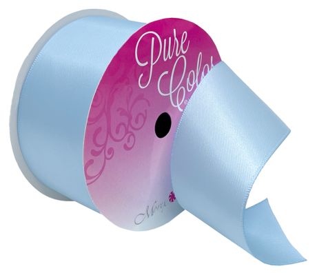 Ribbon - Morex Ribbon Double-Faced Satin Blue Topaz 1.5"X5yd