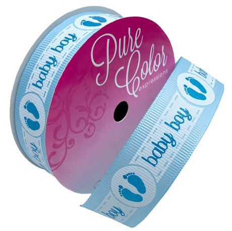 Ribbon - Morex Ribbon New Baby Boy 7/8"X3yd