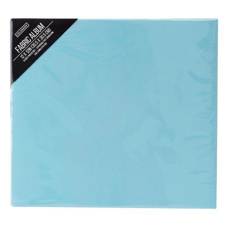 Album - Colorbok Post Bound Fabric Album 12"X12" - Teal