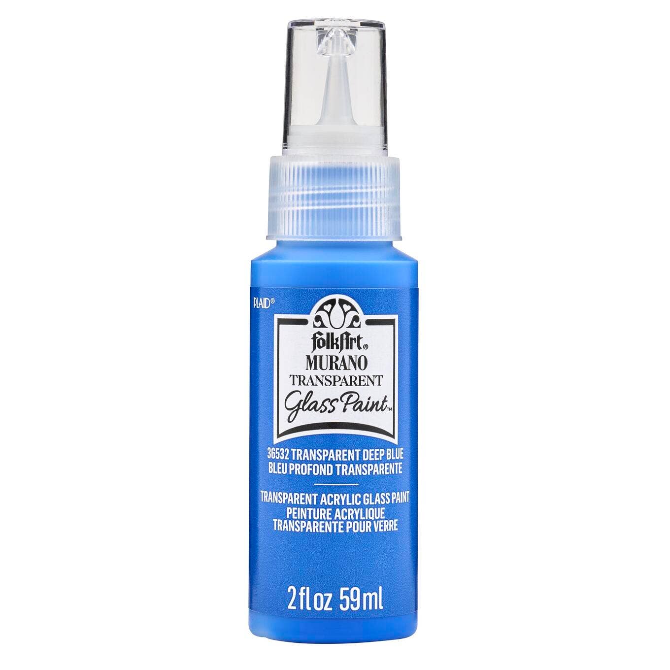 Paint-  Murano Glass Paint - 2 oz: Iridescent Aqua