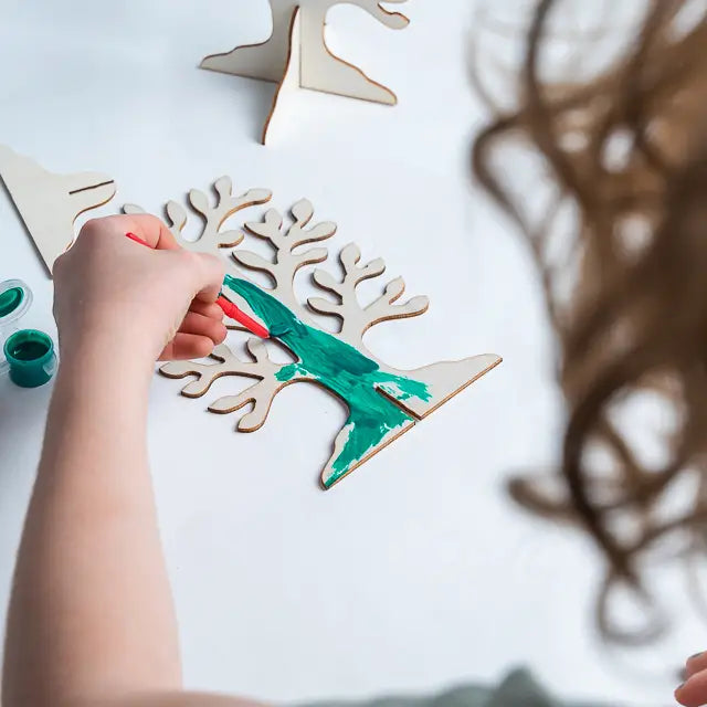 Paint Set - Wooden Painting Set- Tree