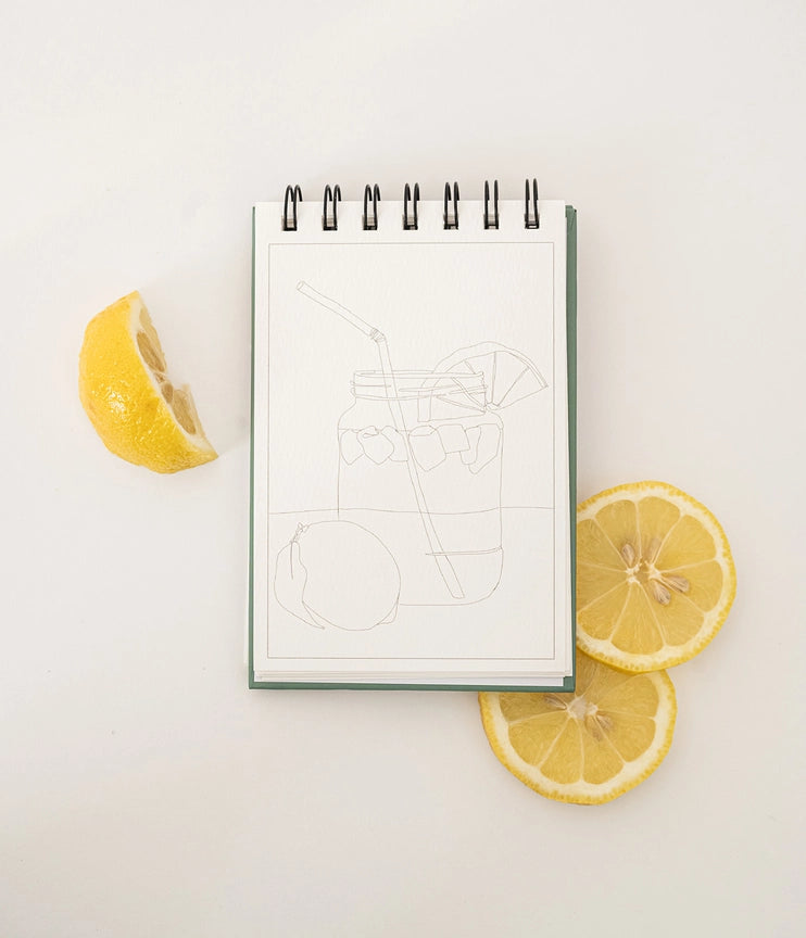 Paper - Little Bit of Summer - Mini Watercoloring Book