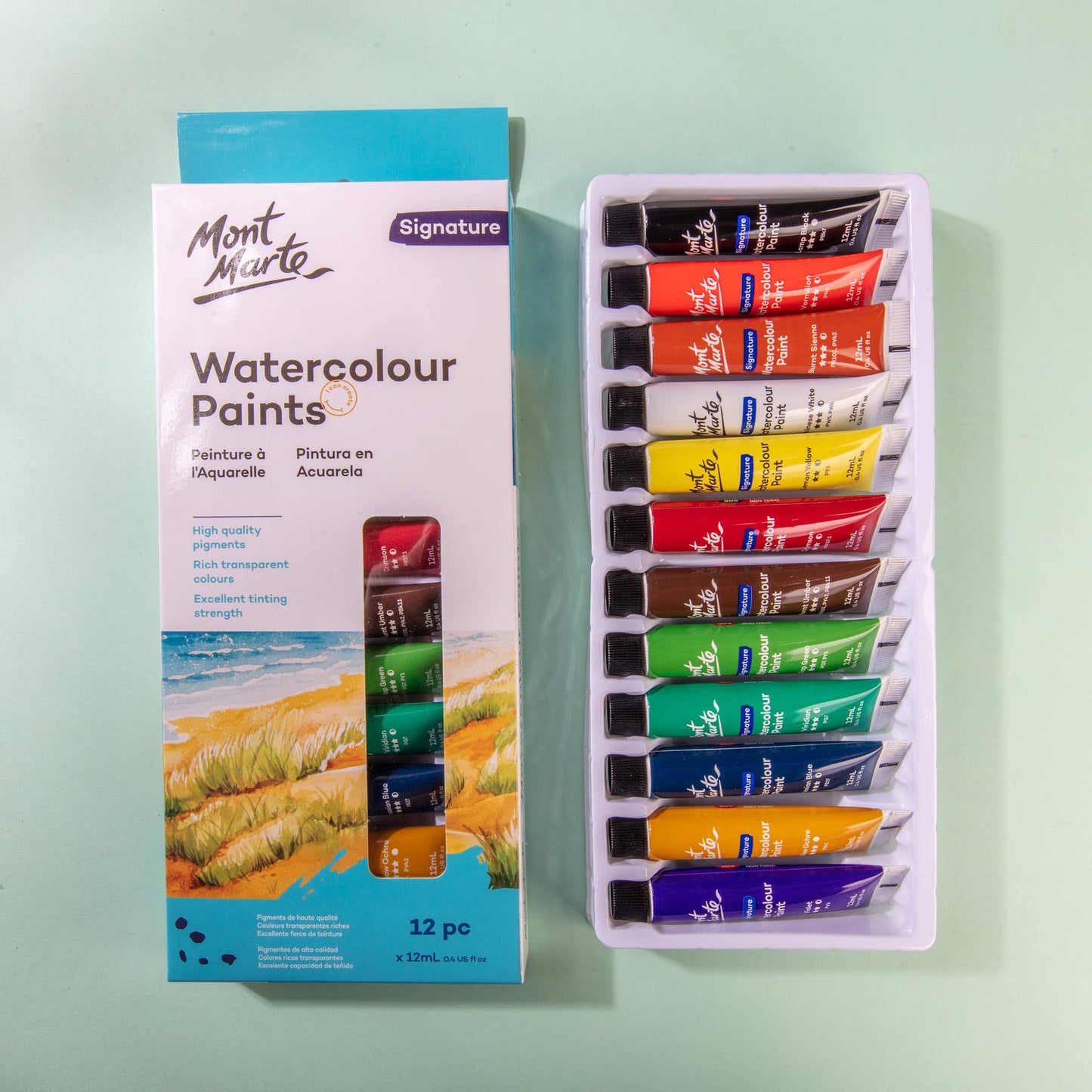 Paint - Watercolor Paints Signature 12pc x 12ml