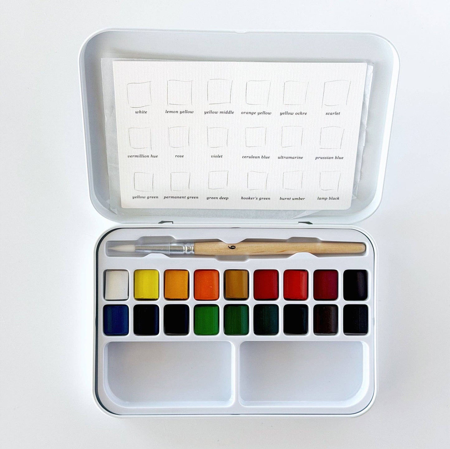 Paint - Watercolor paint set 18 colors with brush