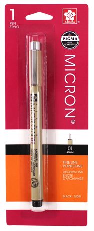 Pen - Sakura Pigma Micron Pen 01 .25mm