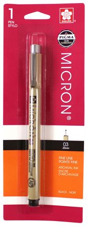 Pen - Sakura Pigma Micron Pen 03 .35mm