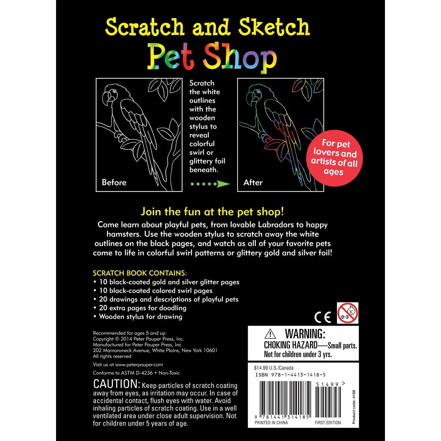 Scratch and Sketch - Pet Shop