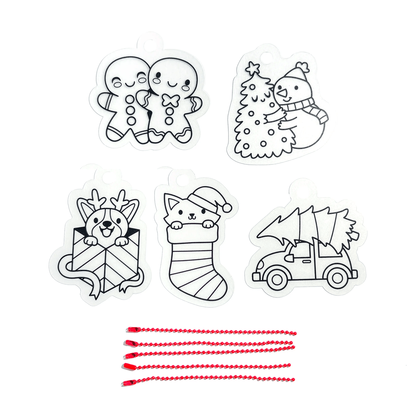 Shrink-Its! - Mini DIY Shrink Art Kit - Holly Jolly