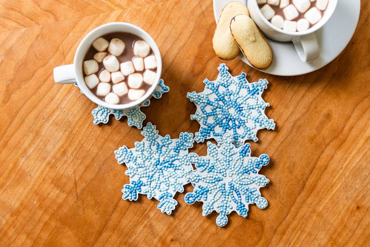 Diamond Dotz - Coasters - Snowflakes