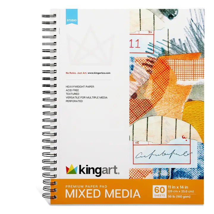 Mixed Media Sketchbook - 11” X 14” - 60 Sheets