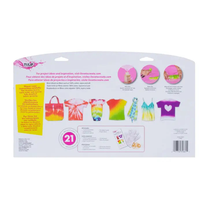 Tie Dye - Confetti 7-Color Spray Dye Kit