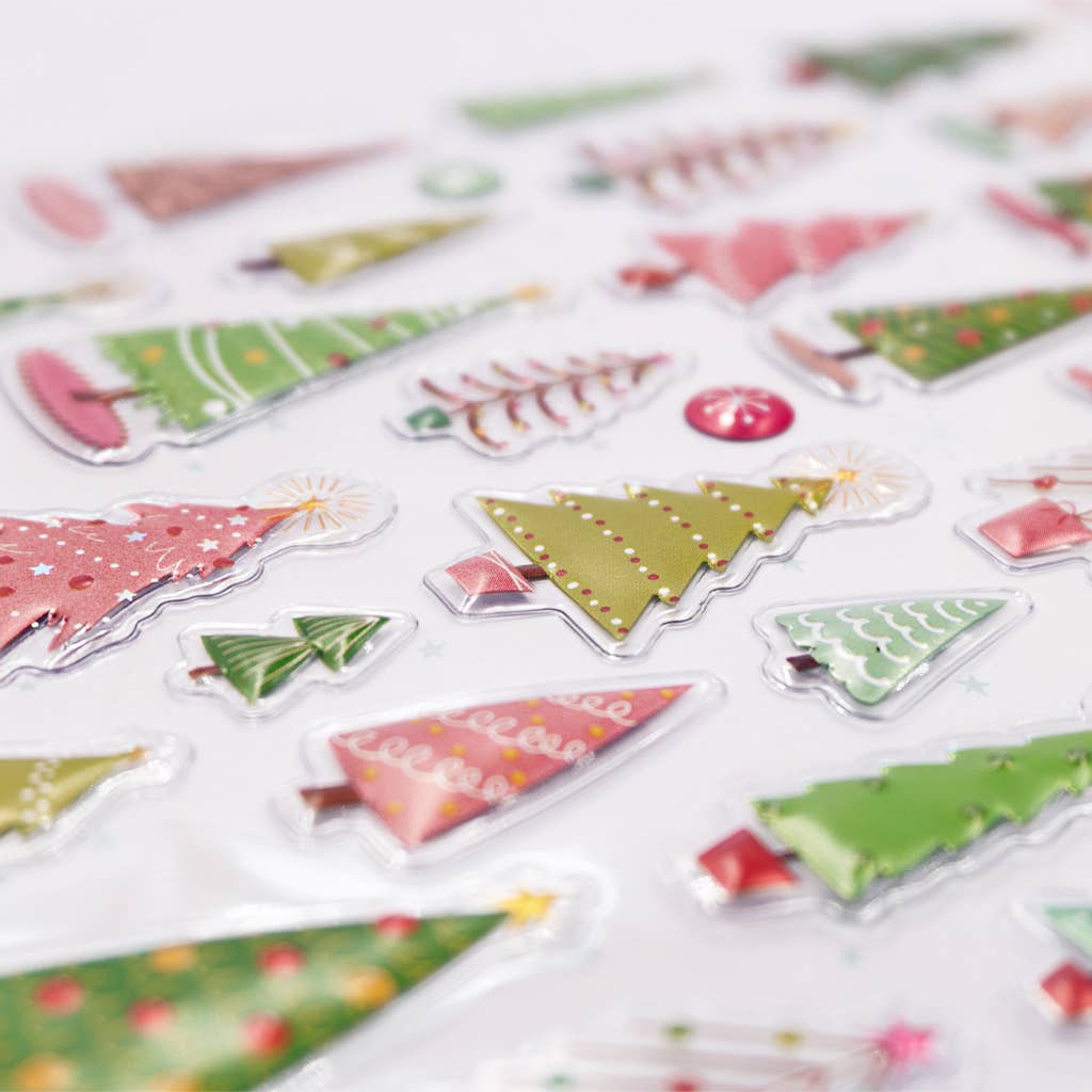 Stickers - Christmas Holiday Winter Trees Sticker