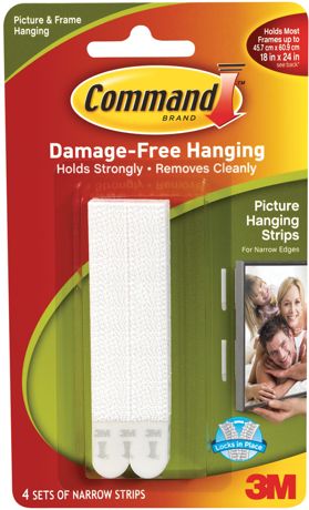 Command Strips - Command Narrow Picture Hanging Strips