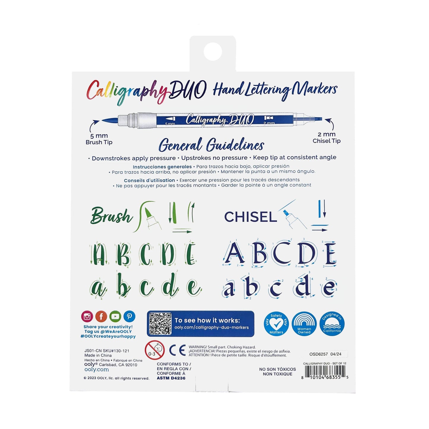Markers - Calligraphy Duo: Double-Ended Markers (Set of 12)
