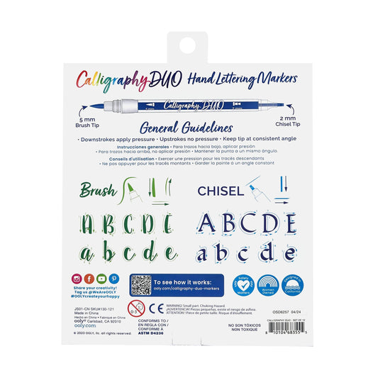 Markers - Calligraphy Duo: Double-Ended Markers (Set of 12)