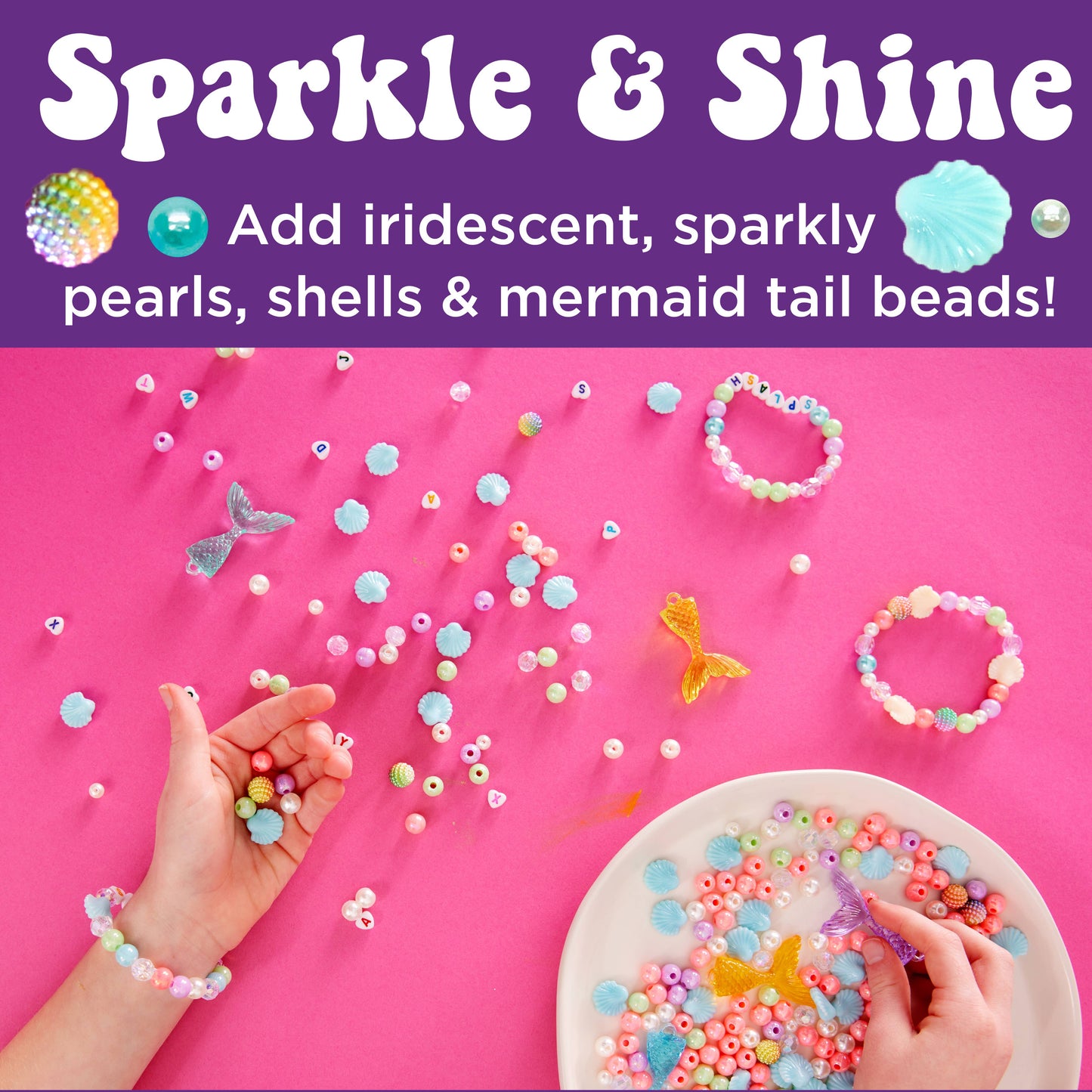 Jewelry - Jar Mermaid - DIY Bracelet Craft Kit for Kids
