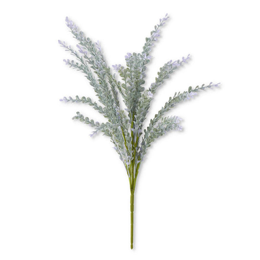 Flower - 23 Inch Soft Green w/Purple Real Touch Bush